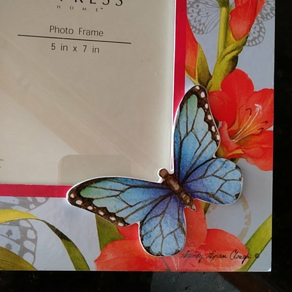 Cypress Home Floral Christian Inscribed Wooden Standing Picture Frame - Picture 5 of 15